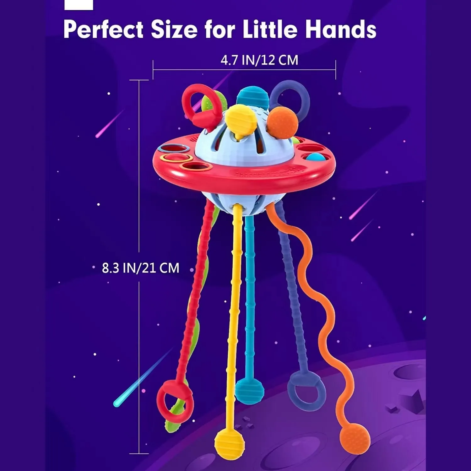 12-18 Months Silicone Pull String Toys