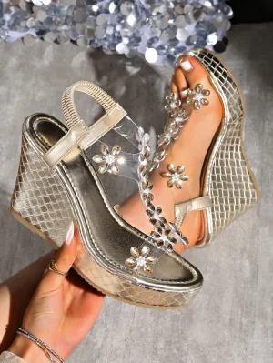 2024 Summer Waterproof Wedge Sandals: Stylish Open-Toe Platform for Women