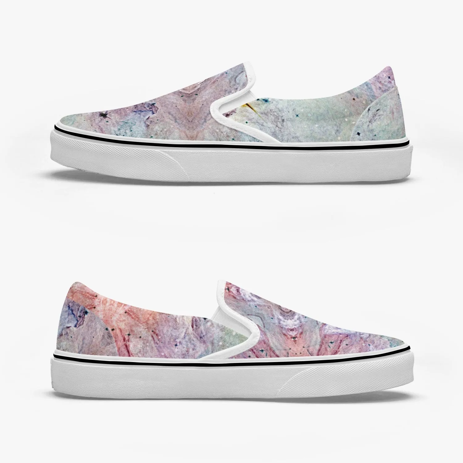 Aphrodite Split-Style Psychedelic Slip-On Shoes