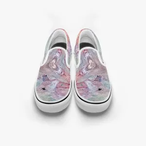 Aphrodite Split-Style Psychedelic Slip-On Shoes