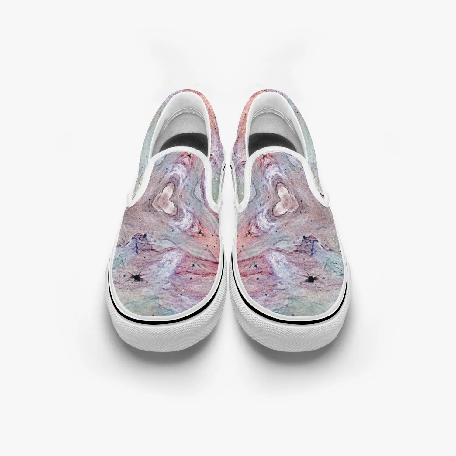 Aphrodite Split-Style Psychedelic Slip-On Shoes