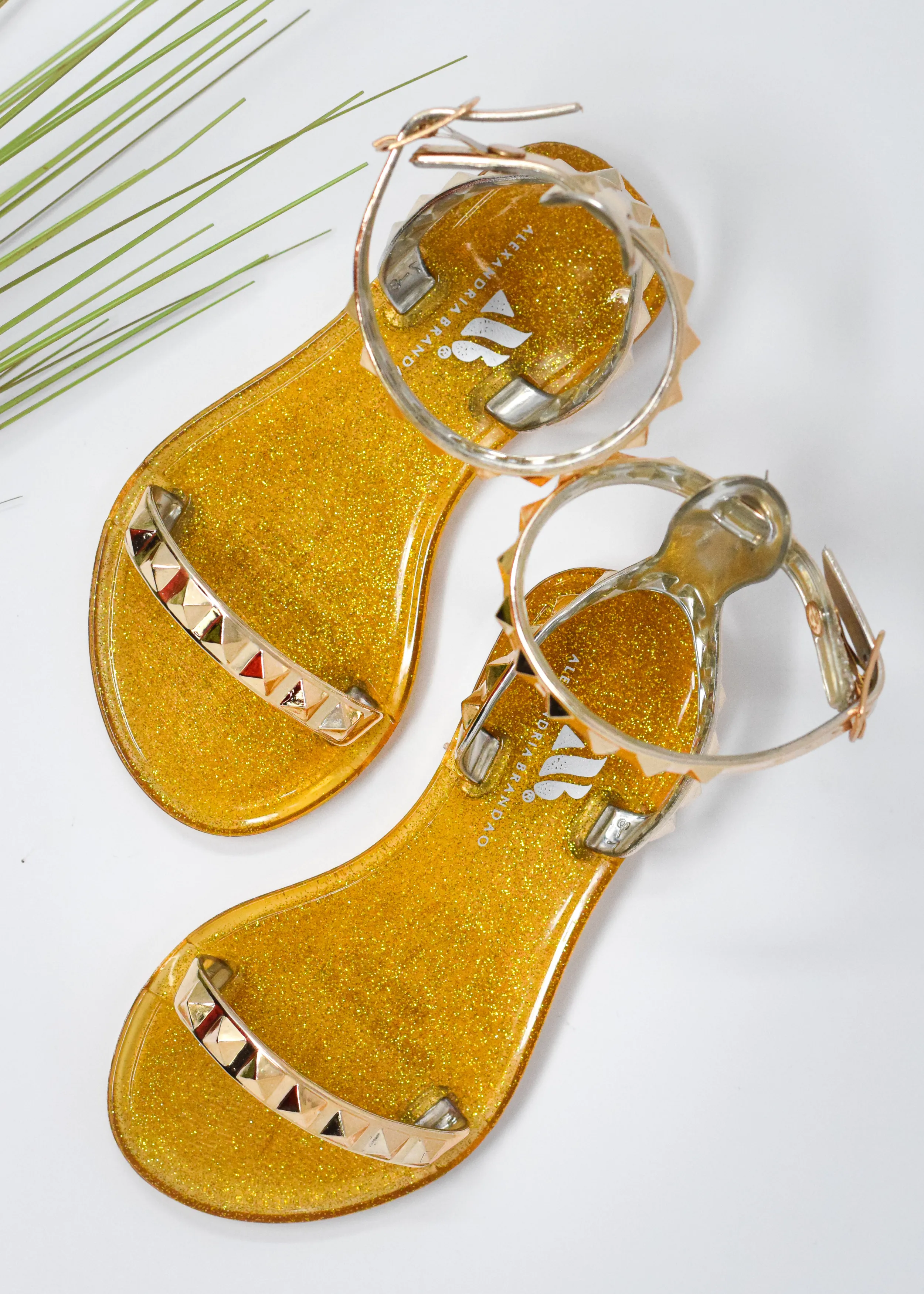 Aria Kid's Dark Gold Sandals