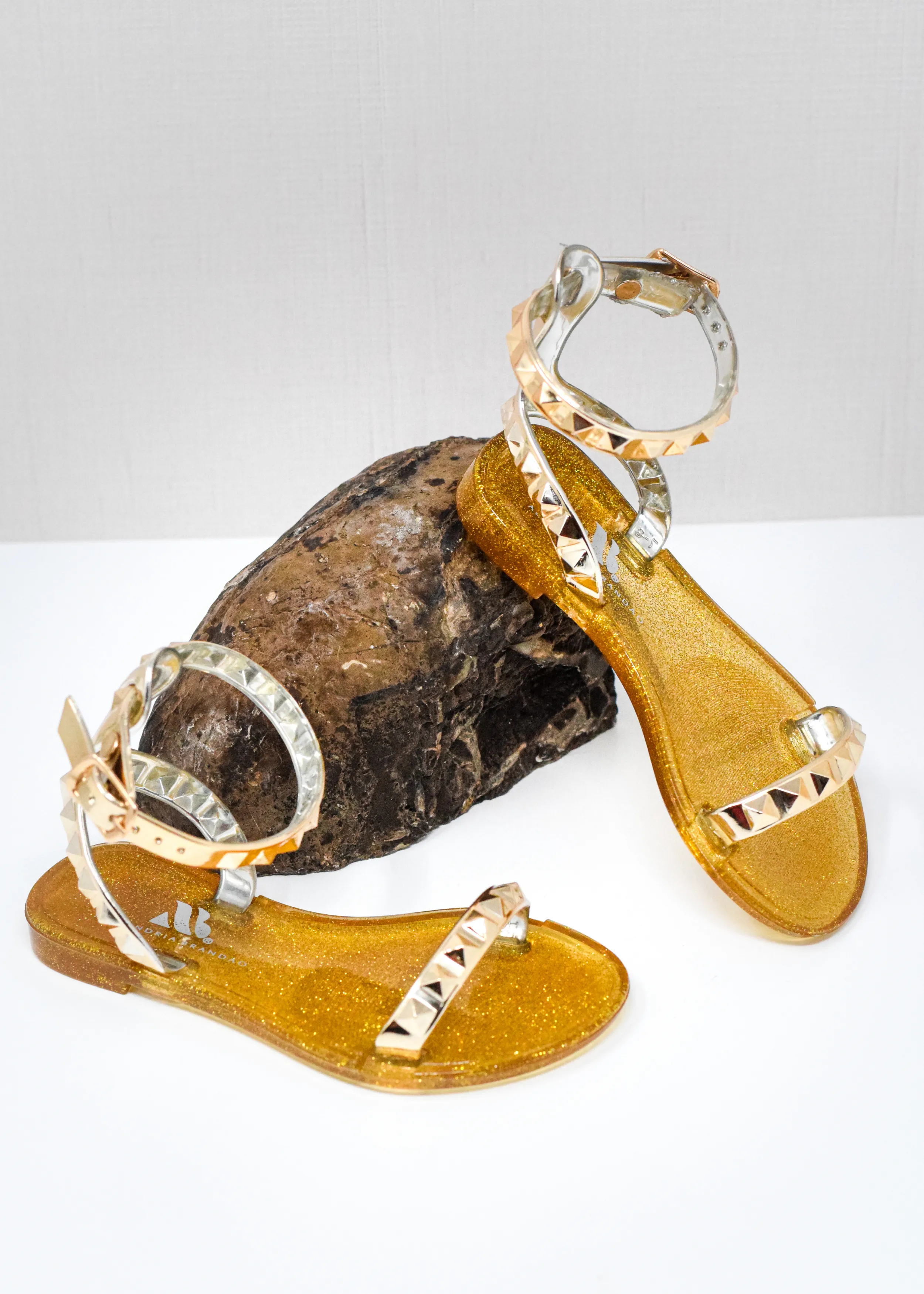 Aria Kid's Dark Gold Sandals