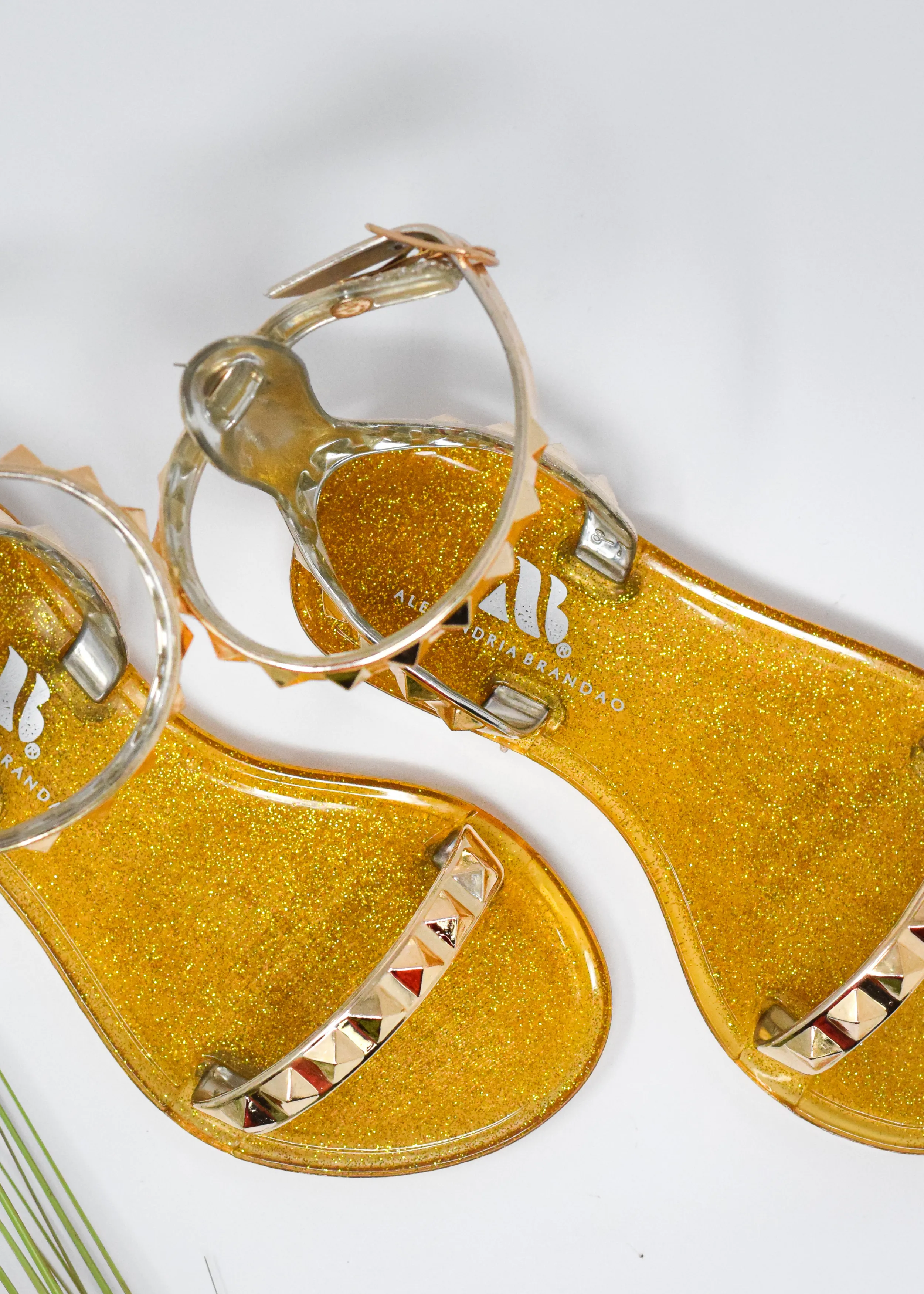 Aria Kid's Dark Gold Sandals