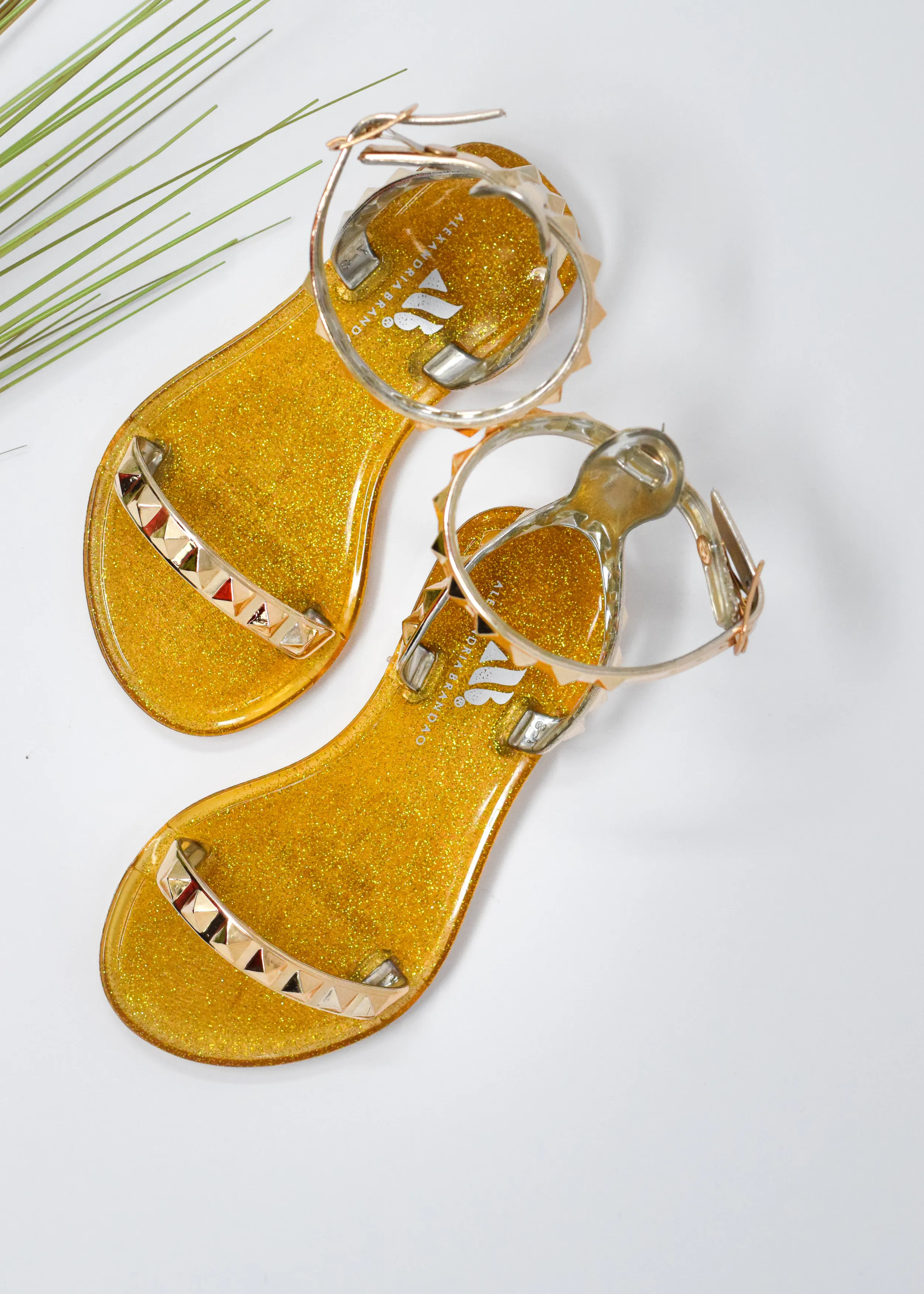 Aria Kid's Dark Gold Sandals
