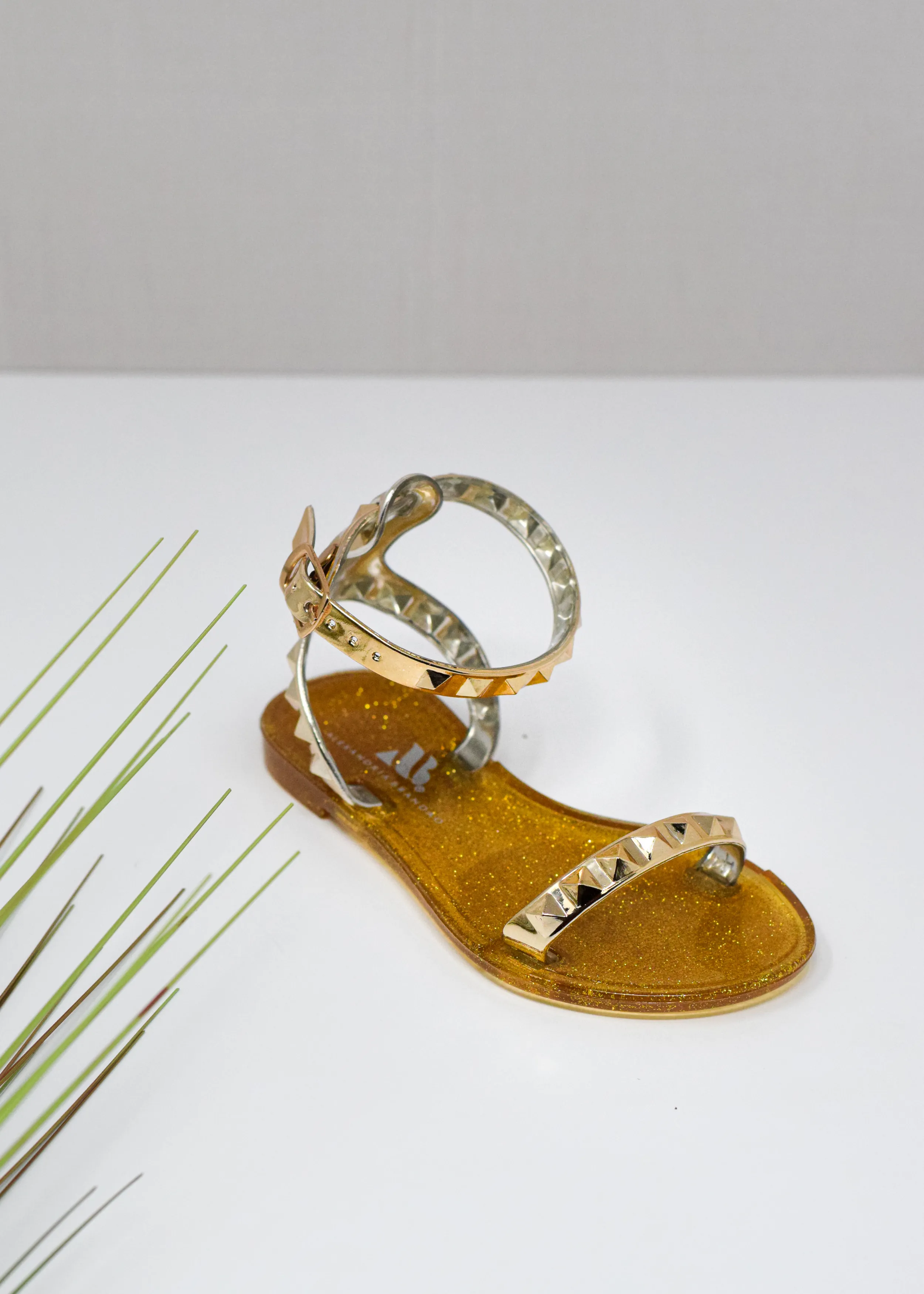 Aria Kid's Dark Gold Sandals