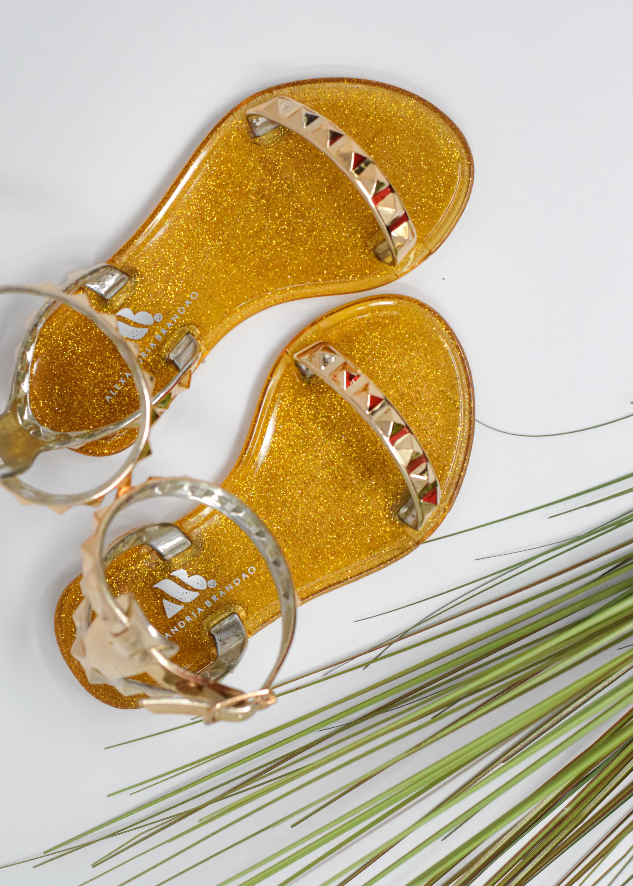 Aria Kid's Dark Gold Sandals