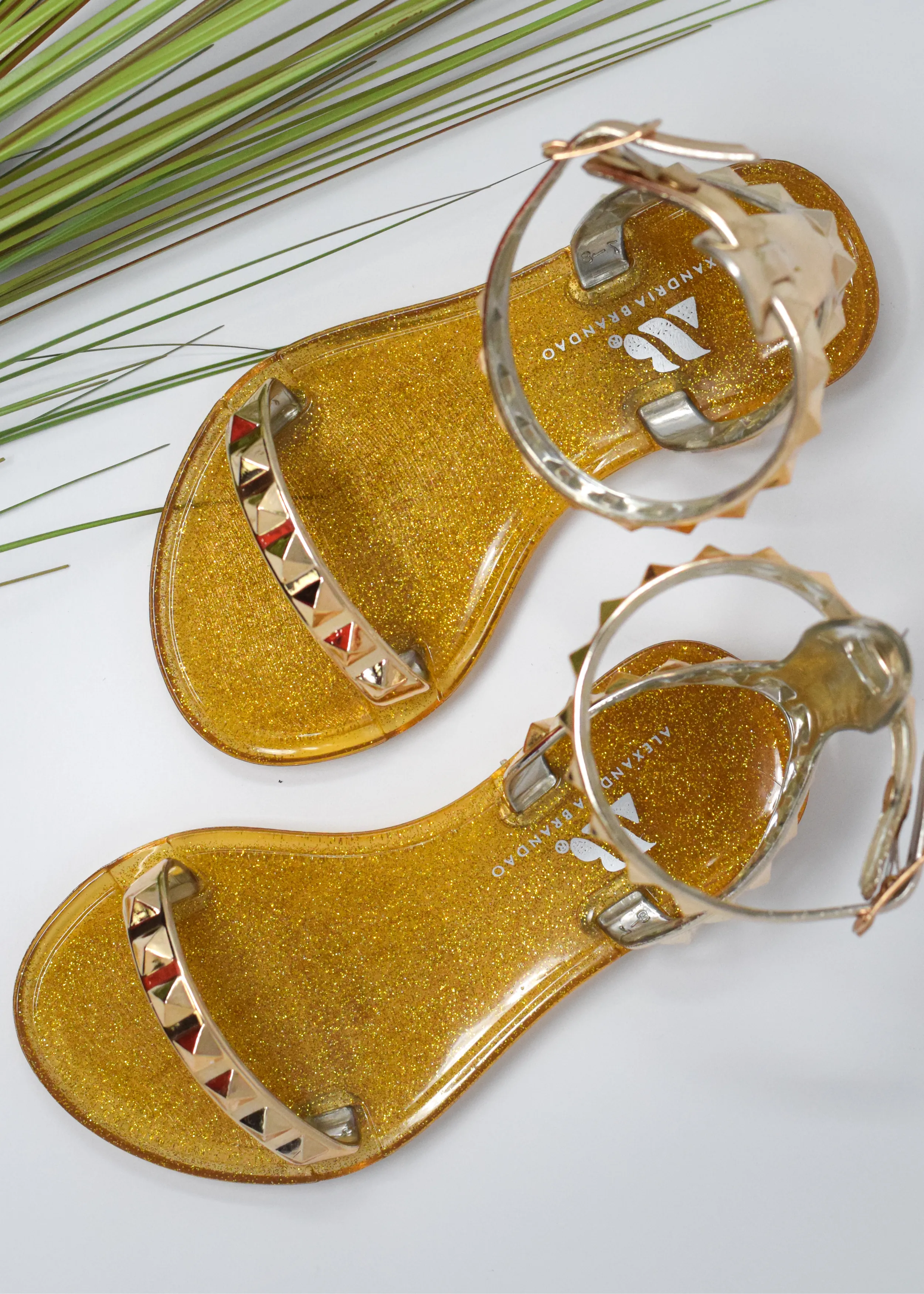 Aria Kid's Dark Gold Sandals