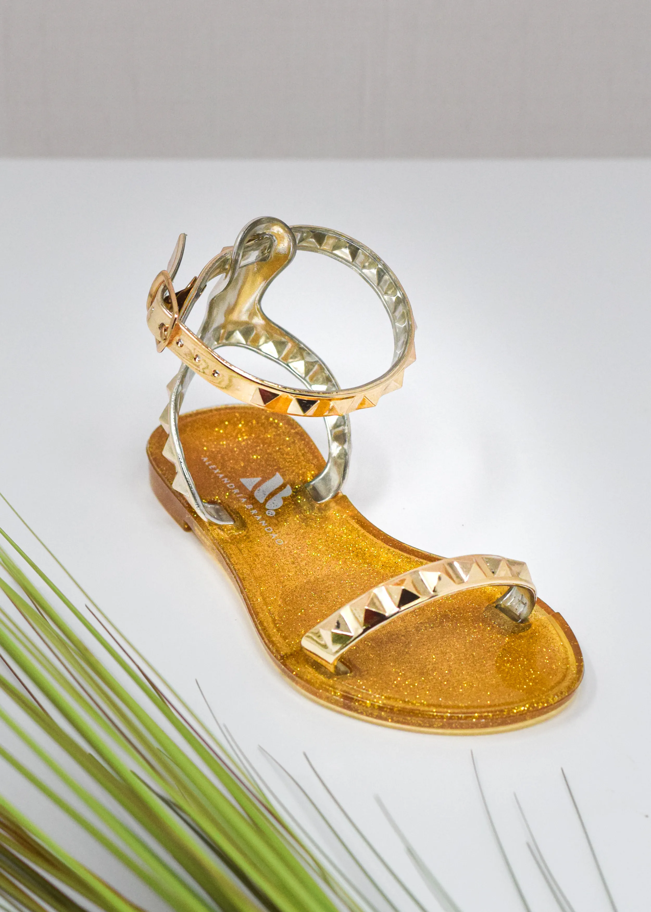 Aria Kid's Dark Gold Sandals
