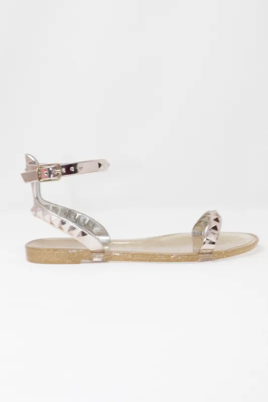 Aria Kid's Rose Gold Sandals