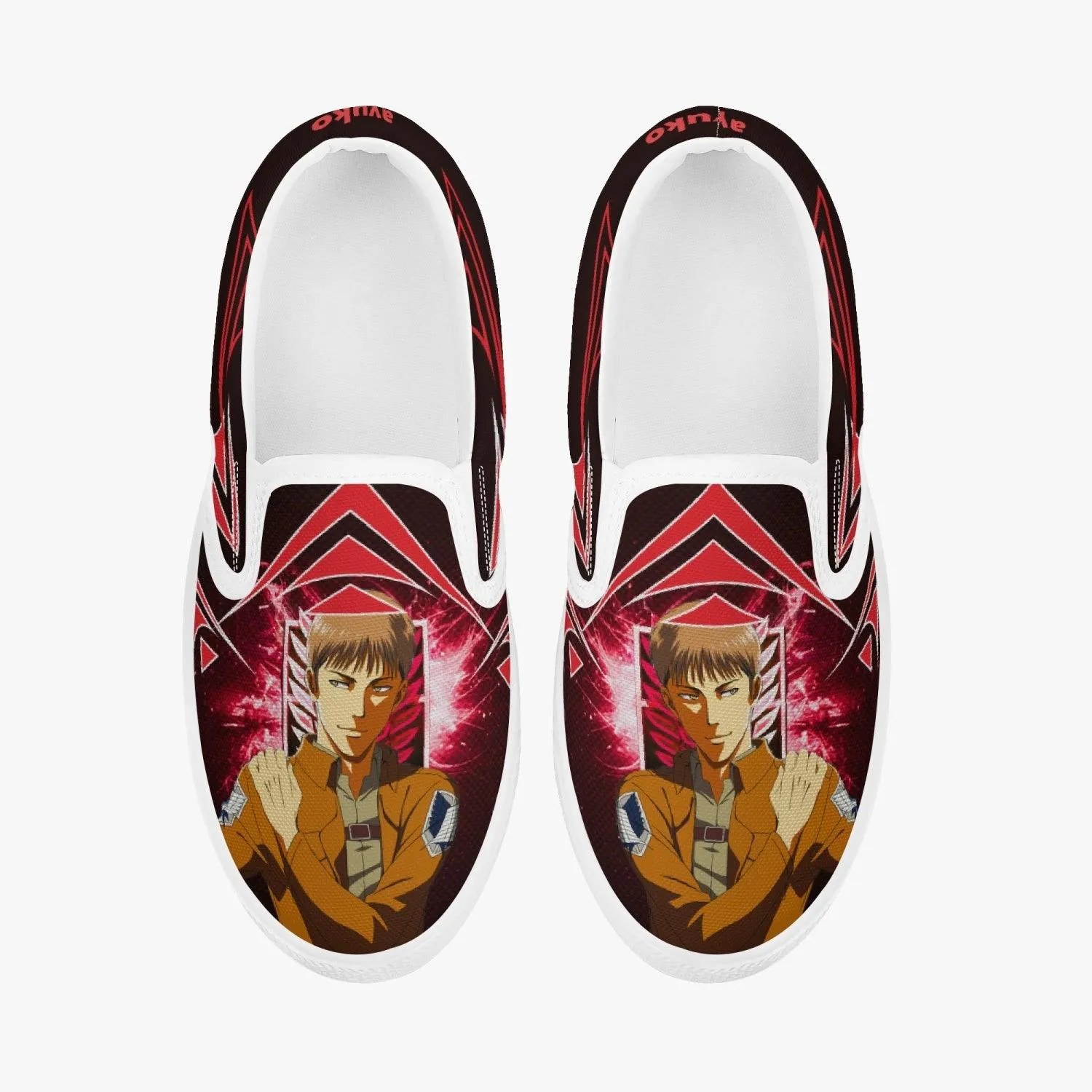 Attack On Titan Jean Kirschtein Kids Slipons Anime Shoes