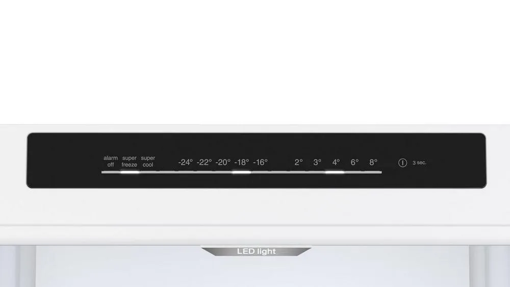 Bosch KGN392WDFG 60cm 70/30 Total No Frost Fridge Freezer - White
