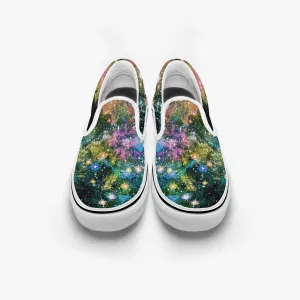 Ekhi Split-Style Psychedelic Slip-On Shoes