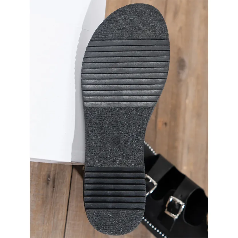 Funki Buys | Shoes | Women's Gothic Open-toe Roman Sandals