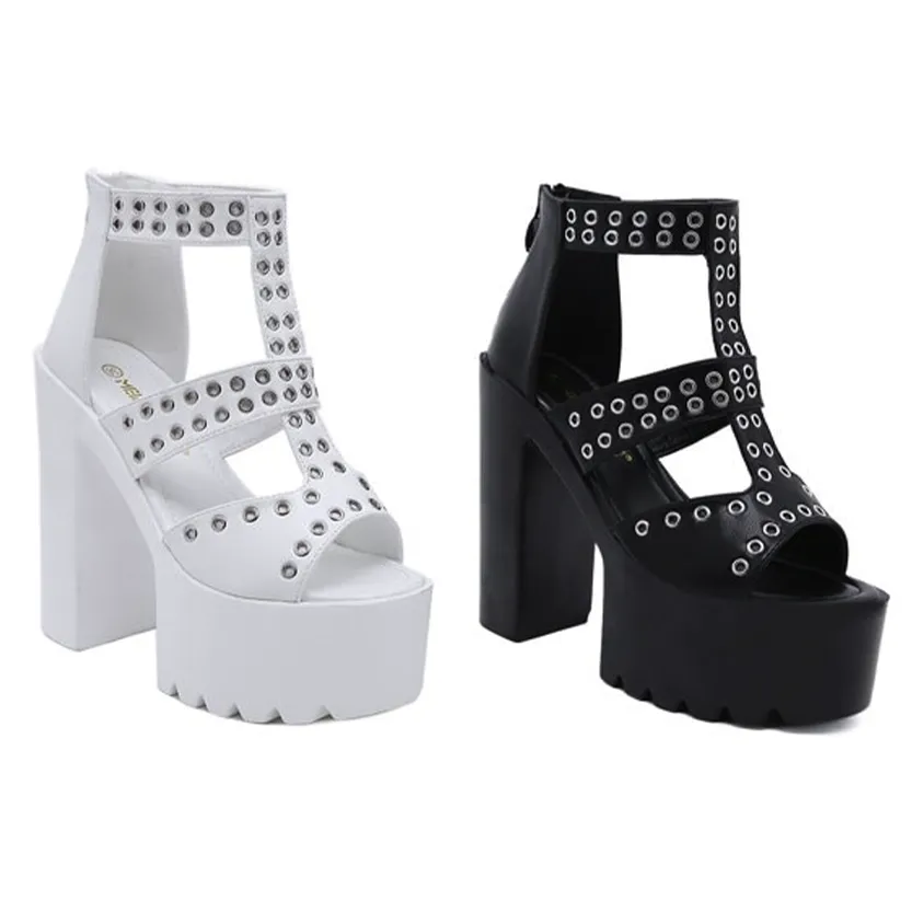 Funki Buys | Shoes | Women's Gothic Summer Platform Sandals