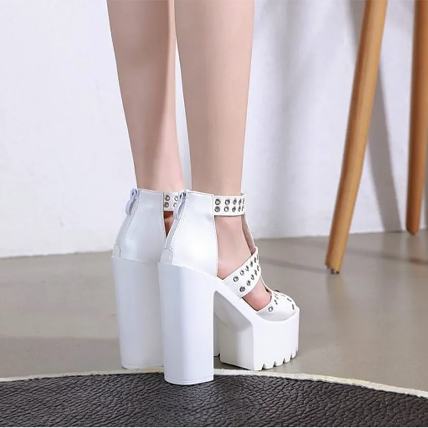Funki Buys | Shoes | Women's Gothic Summer Platform Sandals