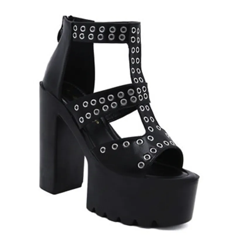 Funki Buys | Shoes | Women's Gothic Summer Platform Sandals