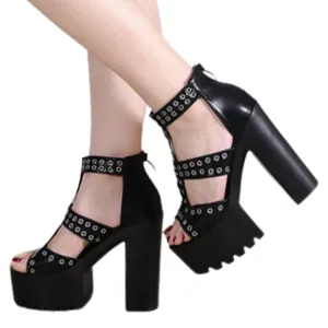 Funki Buys | Shoes | Women's Gothic Summer Platform Sandals