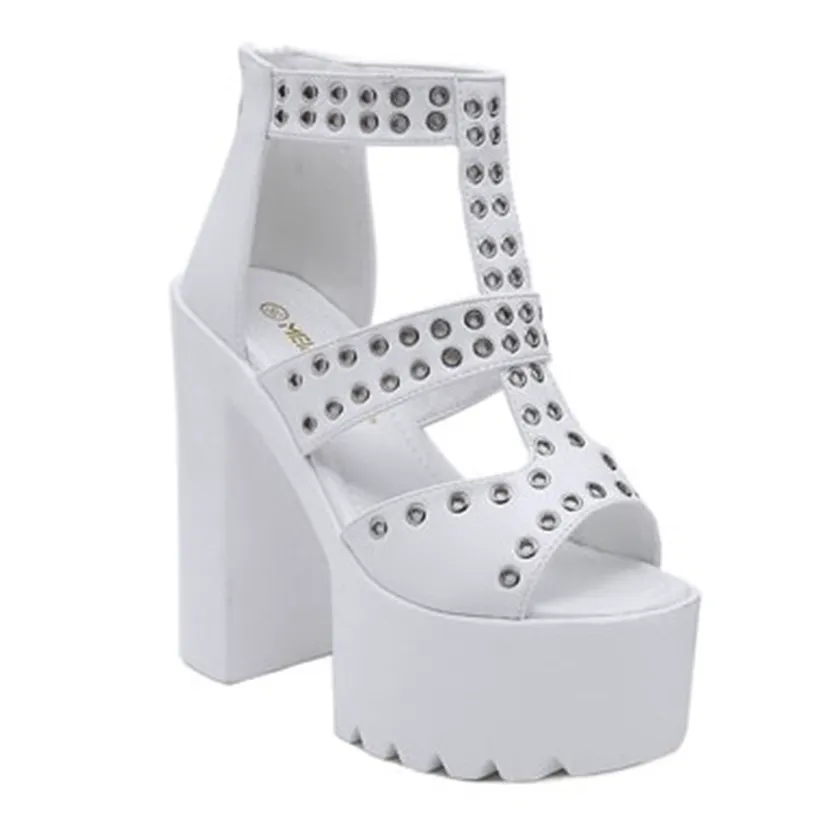 Funki Buys | Shoes | Women's Gothic Summer Platform Sandals