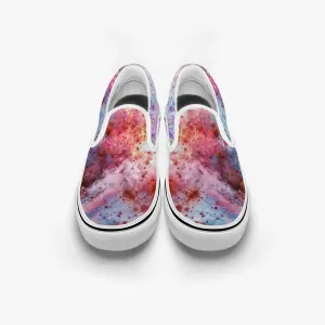 July Split-Style Psychedelic Slip-On Shoes