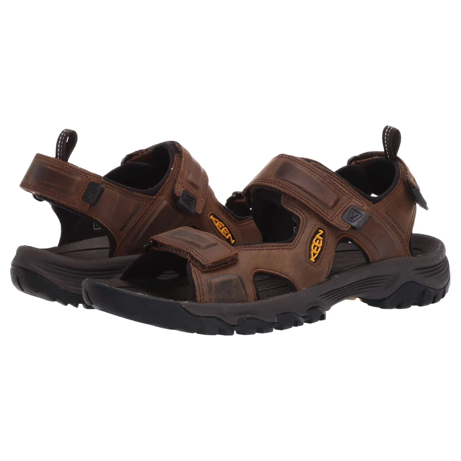 Keen Targhee III Open Toe Leather Men's Hook and loop Sandals - UK 11 - US 12 Men - EU 46