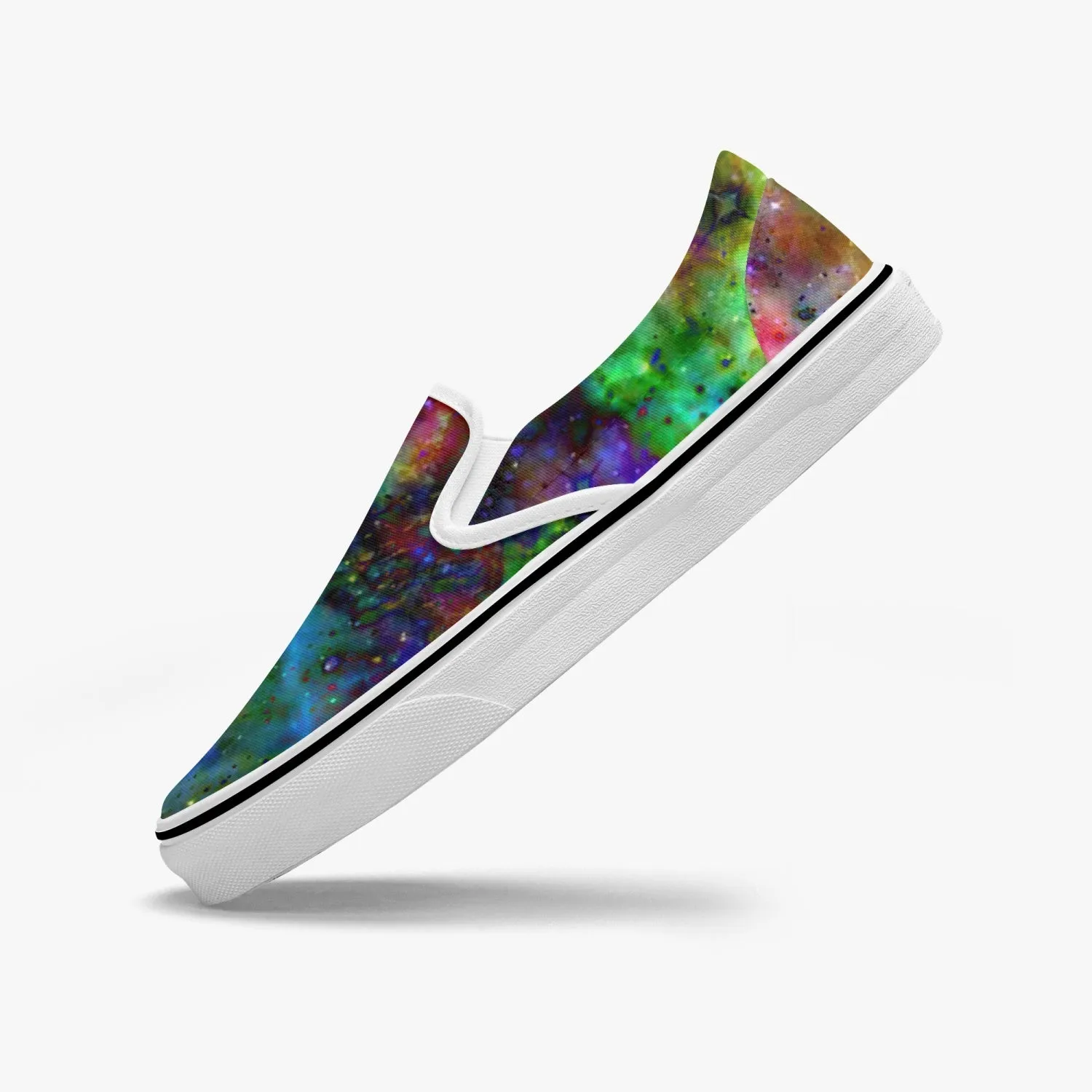Kemrin Split-Style Psychedelic Slip-On Shoes