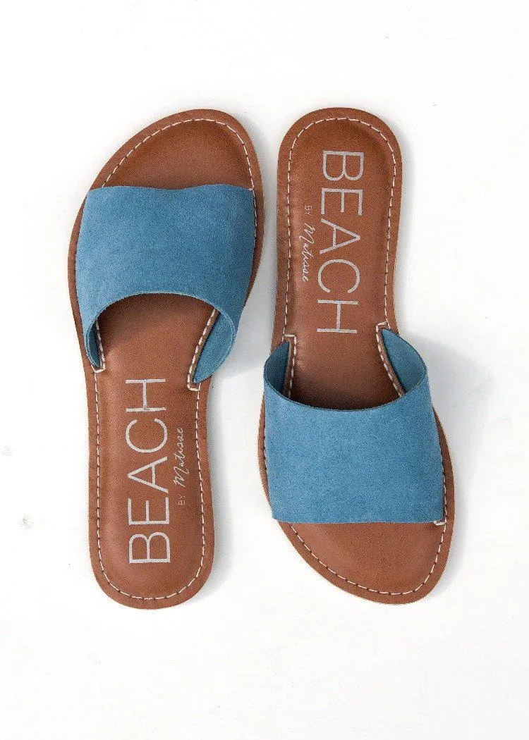 Matisse Cabana Slide - Blue-***FINAL SALE***