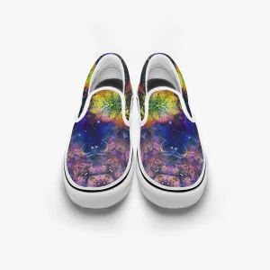 Nox Split-Style Psychedelic Slip-On Shoes