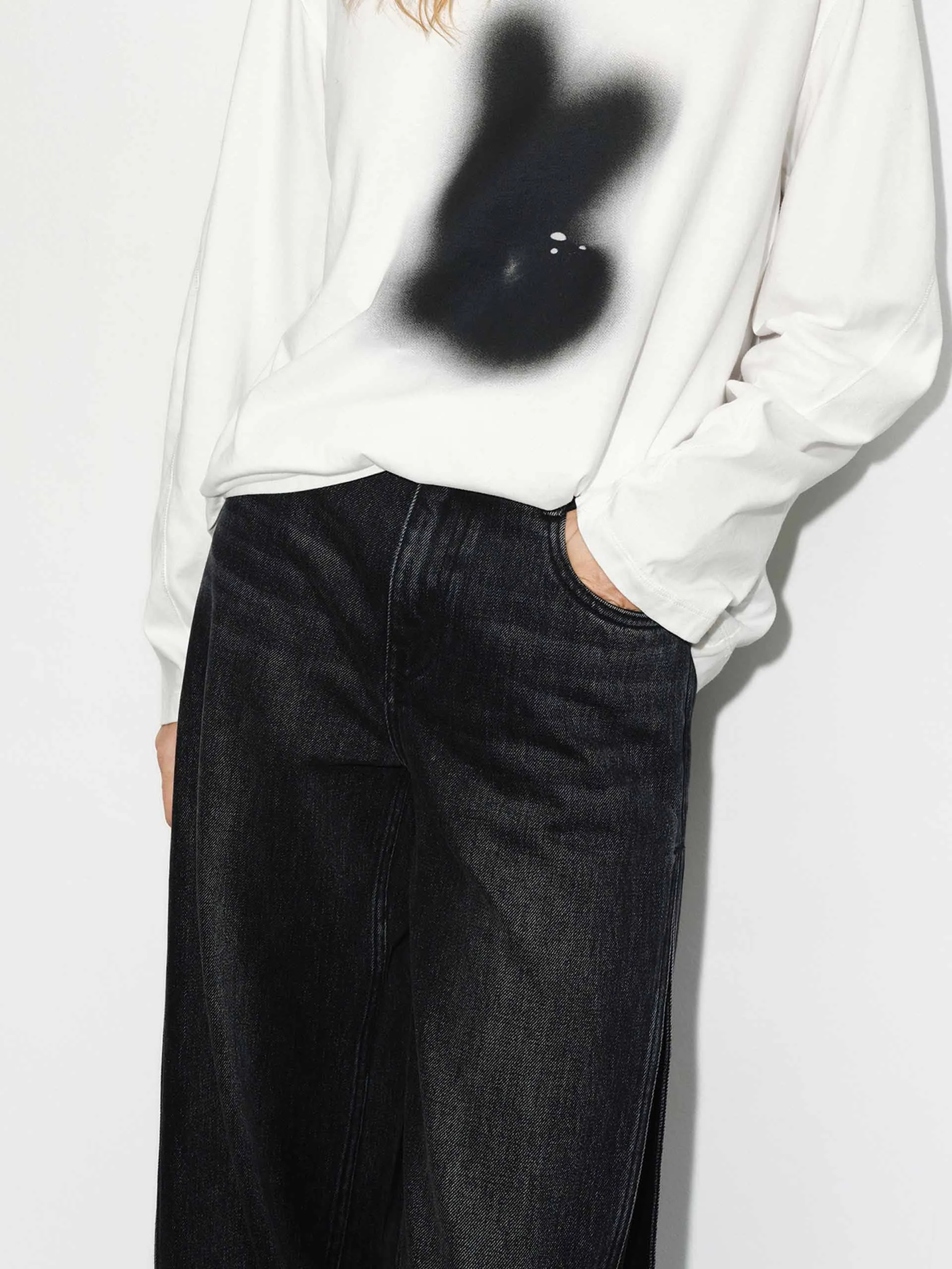 Vintage Cotton Flare Jeans