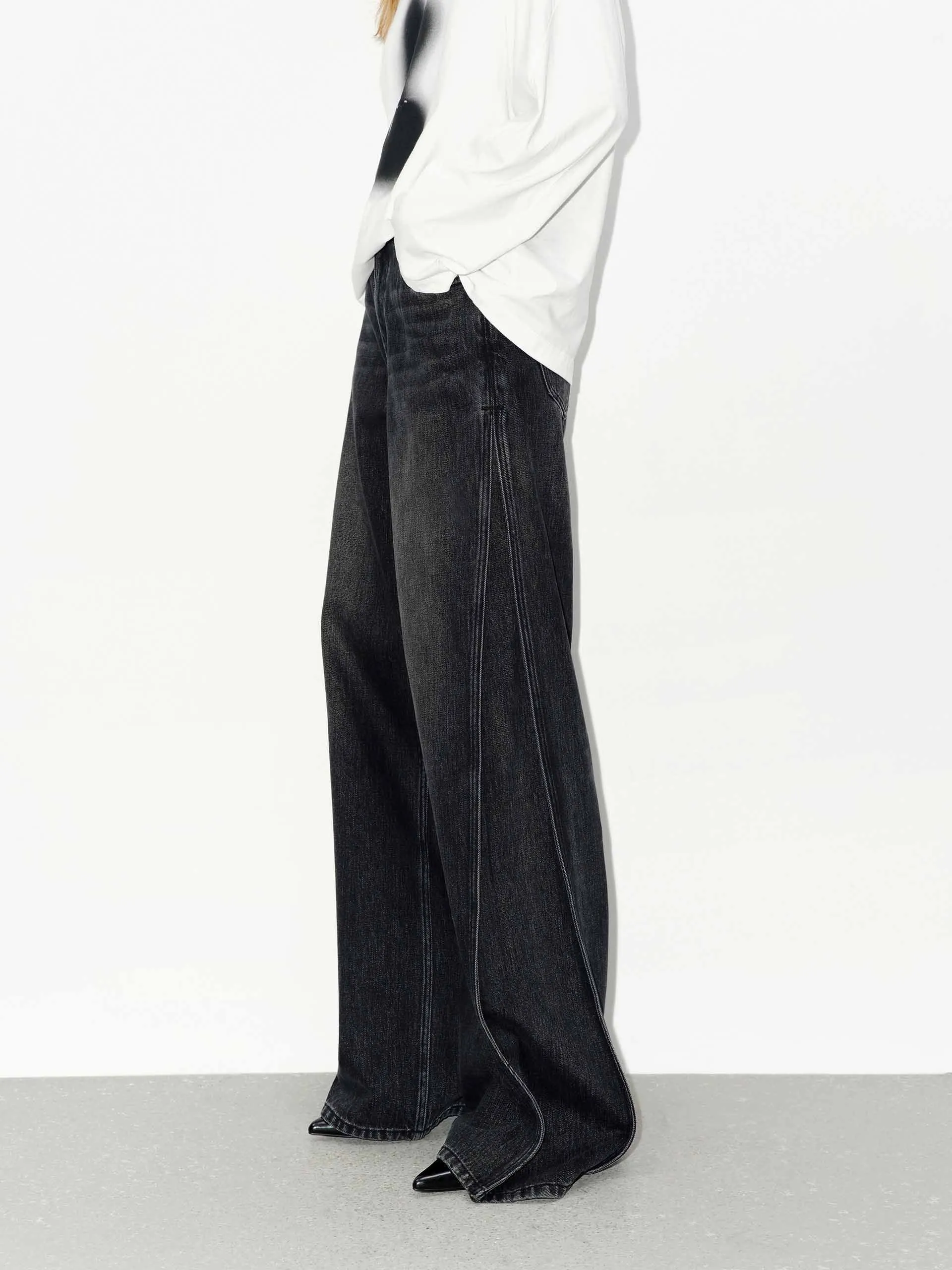 Vintage Cotton Flare Jeans