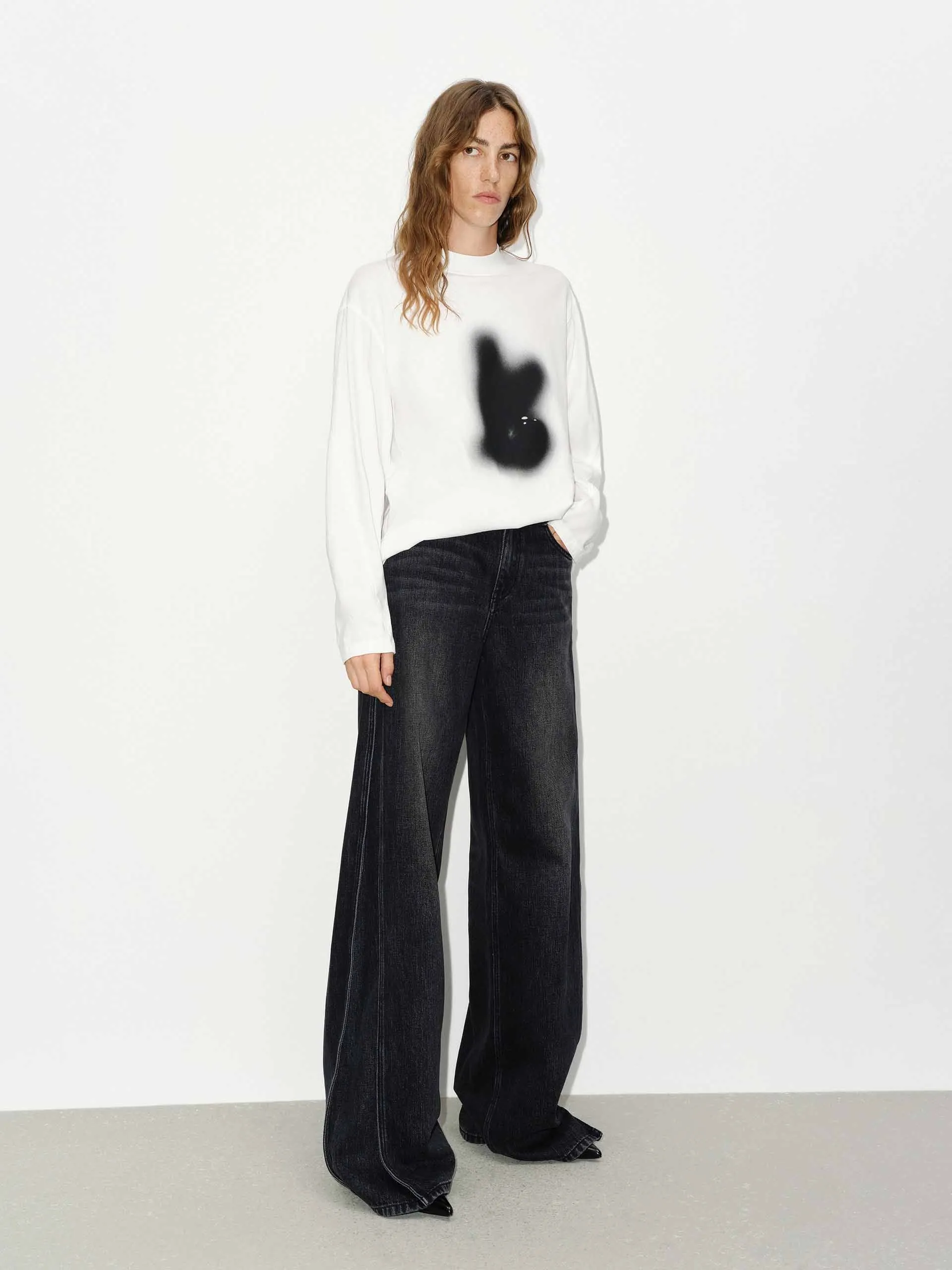 Vintage Cotton Flare Jeans