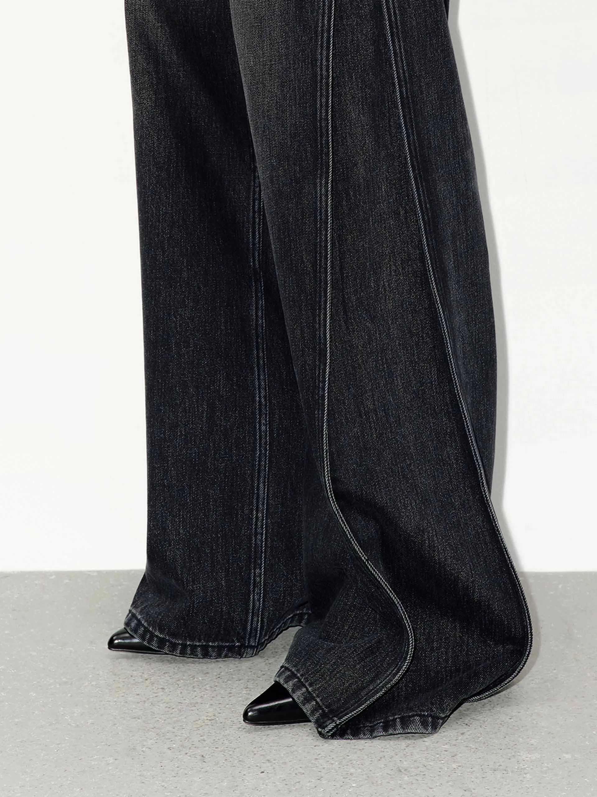 Vintage Cotton Flare Jeans