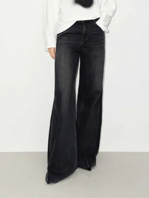 Vintage Cotton Flare Jeans