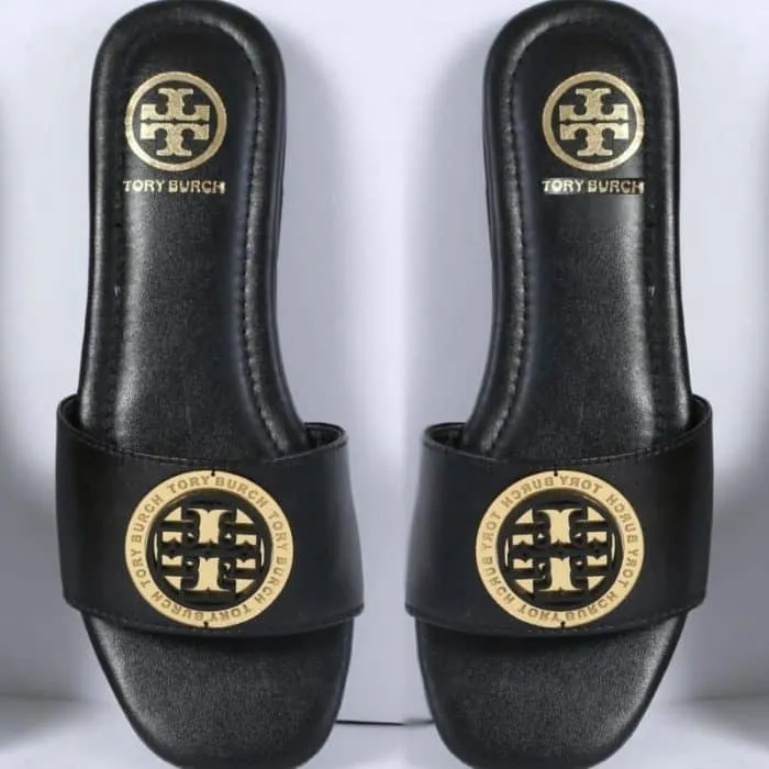 Women Sandals Slides, Round Buckle Casual Sandal Flat Open Toe Slides- #1010 #22