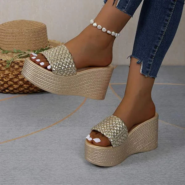 Women's Wedge Platform Sandals 81045730C